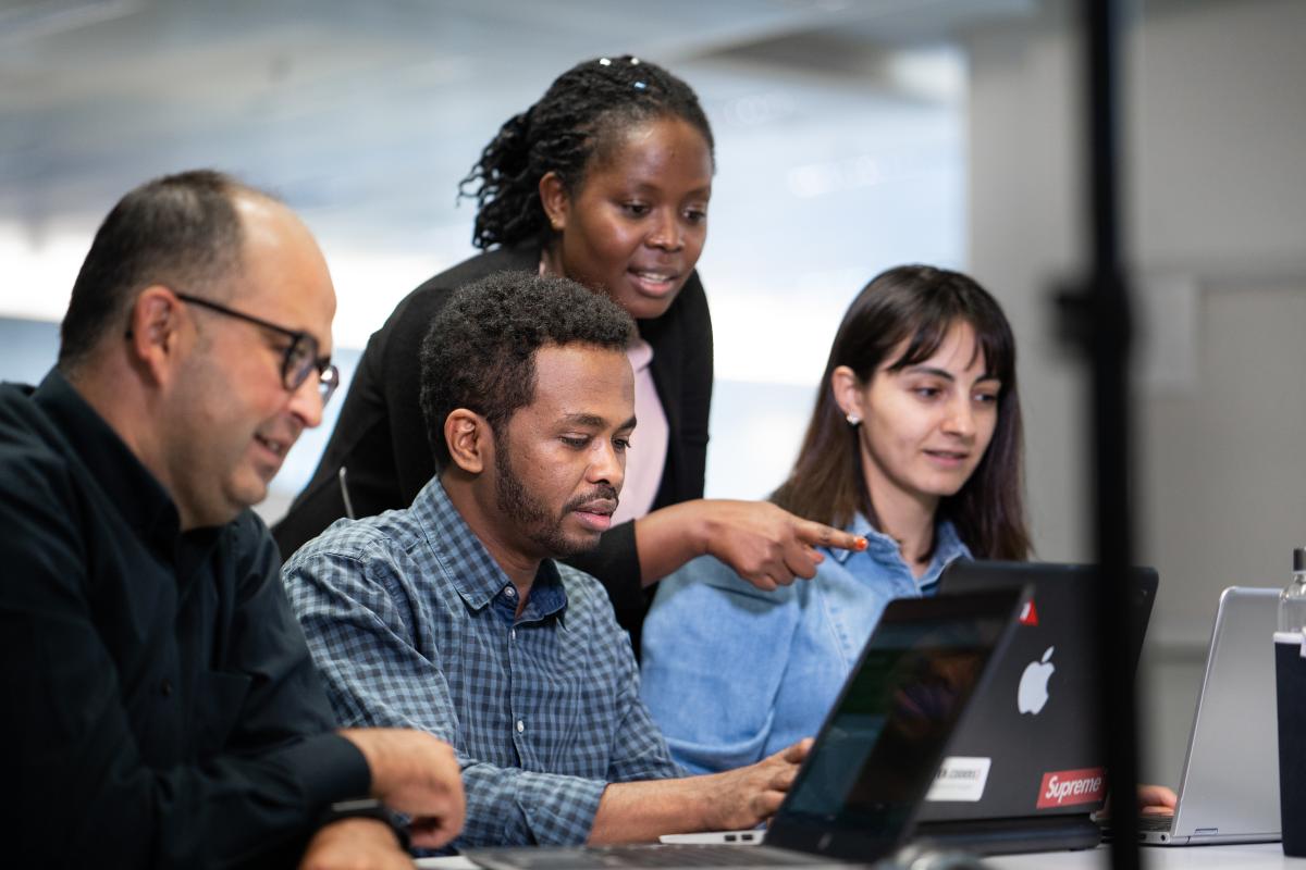 Le bootcamp est une étape intense et riche en expériences pour les participants. ©Powercoders