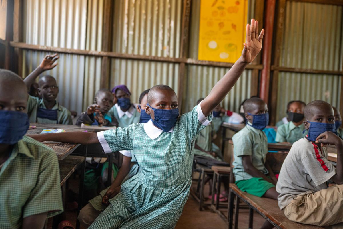 Anne, 13 ans, est une réfugiée de l'Ouganda. Elle veut être avocate quand elle sera grande. © UNHCR/Pauline Omagwa