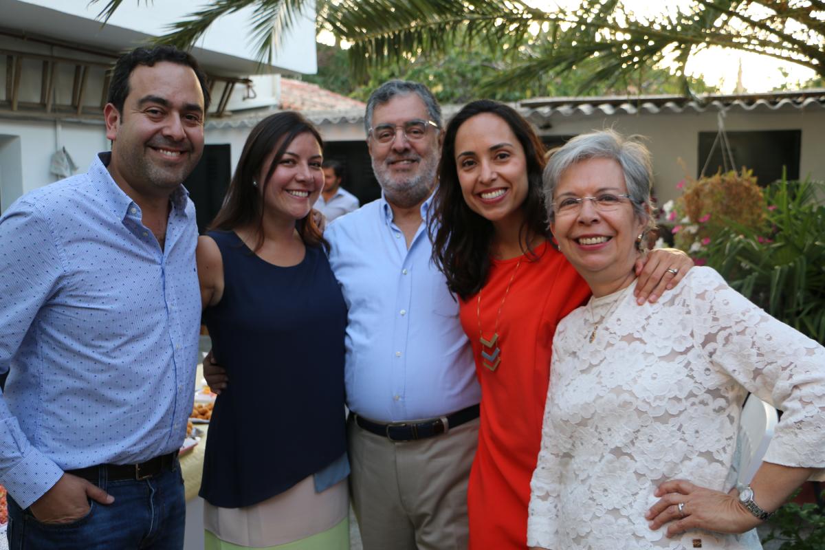 Ana Maria pictured together with her family. In 2001, they had to flee Colombia to reach safety. ©Ana Maria Angarita