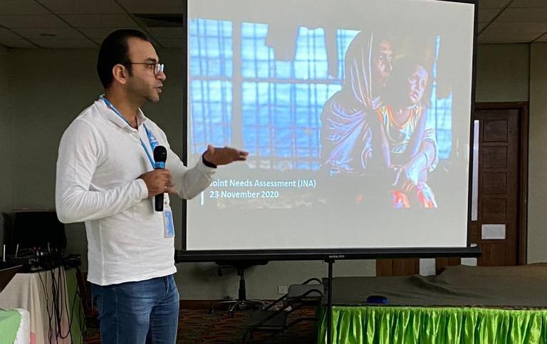 Hussien Ahmad hat für UNHCR in mehreren Einsätzen rund um die Welt gearbeitet. © Hussien Ahmad