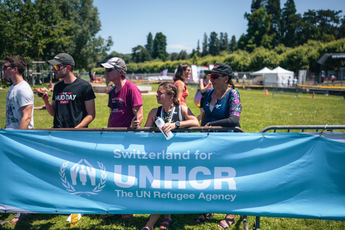 Tausende Menschen waren vor Ort, um teilzunehmen oder anzufeuern. ©La Tour Genève Triathlon/Gabriel Madie