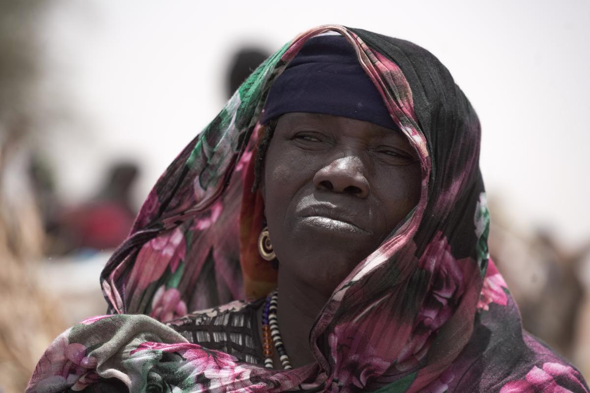 Kaltouma Adam Khamis, die aus Sudan nach Goungour geflohen ist. © UNHCR/Insa Wawa Diatta