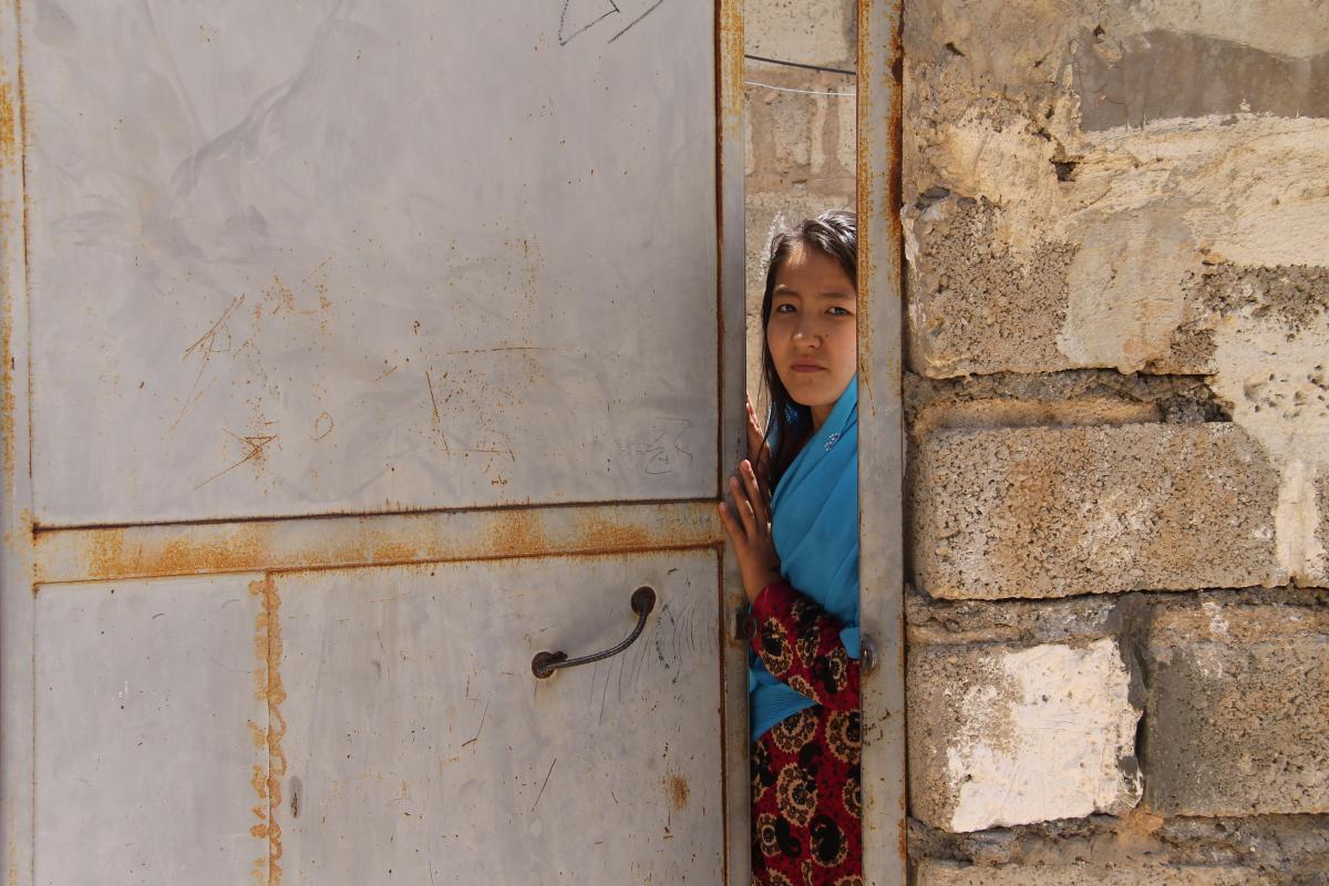 Ein afghanisches Flüchtlingsmädchen in der Nähe von Shiraz im Iran. © UNHCR/Hossein Eidizadeh