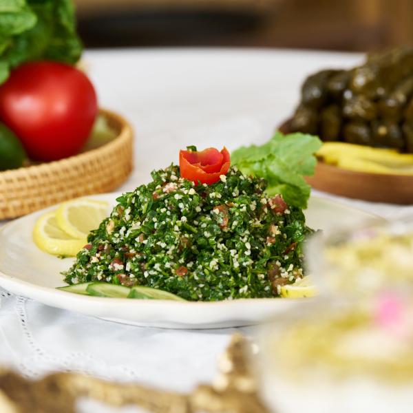 Recette de taboulé de Jordanie faite par une réfugiée
