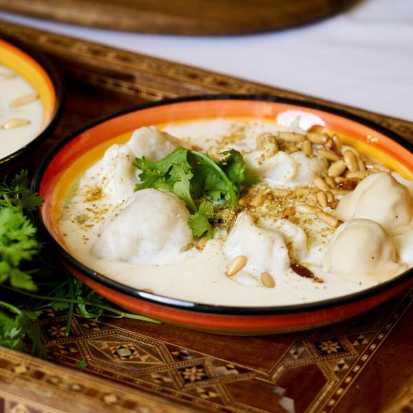 Shish barak, Syrian ravioli made by Mouna, a Syrian refugee