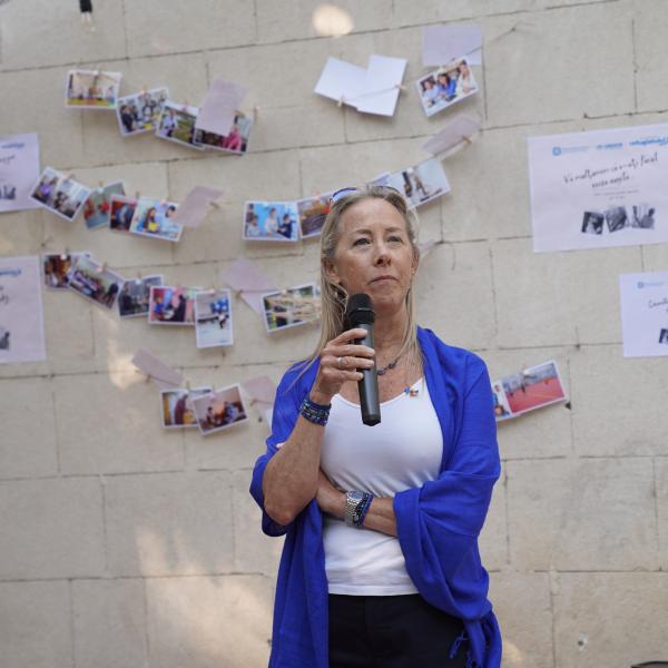 Anne-Marie Deutschlander, UNHCR Representative in Moldova and Swiss humanitarian worker
